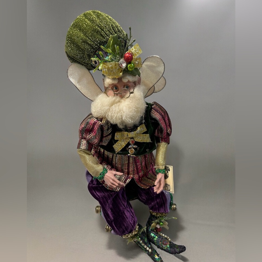 LIMITED EDITION MARK ROBERTS 20” FAIRY OF FESTIVITIES MED XMAS FIGURE